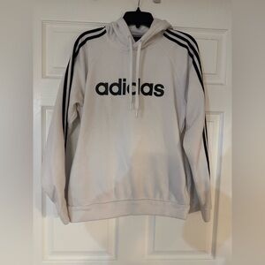 White Adidas hoodie size medium